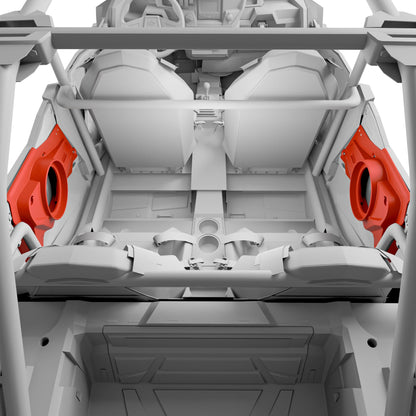 Polaris RZR Rear Door Empty Speaker Panels | DS18