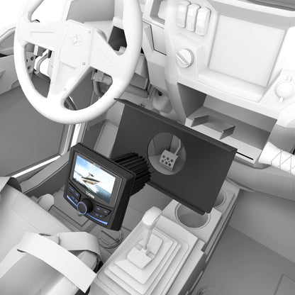 Polaris RZR Dash Pocket Stereo Mounting Bracket | DS18