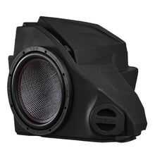 Polaris RZR Glove Box 10in Subwoofer Loaded Enclosure SxS - Installed View | DS18