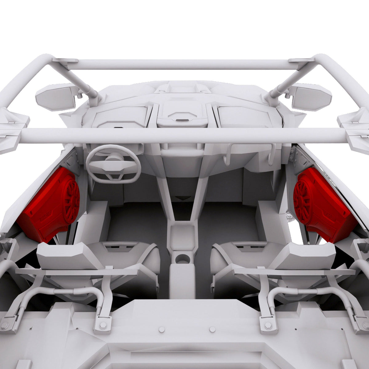 Polaris RZR Pro R / Pro XP / Turbo R Front Door Loaded Speaker Panels | DS18