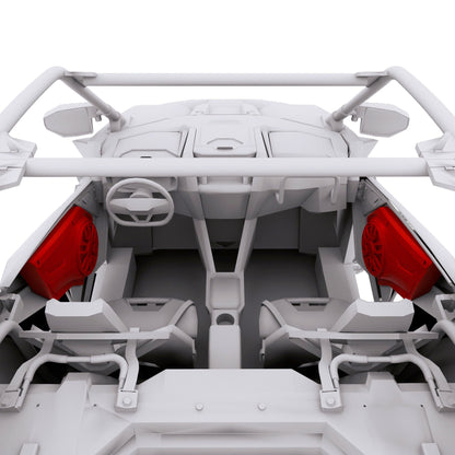 Polaris RZR Pro R / Pro XP / Turbo R Front Door Loaded Speaker Panels | DS18