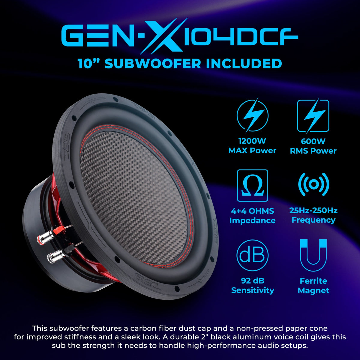 Polaris RZR Pro R / Pro XP / Turbo R Under Dash 10” Subwoofer Loaded Enclosure | DS18