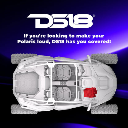 Polaris RZR Pro R / Pro XP / Turbo R Under Dash 10” Subwoofer Loaded Enclosure | DS18