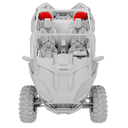 Polaris RZR Pro R / Pro XP / Turbo R Rear Loaded Speaker Pods | DS18