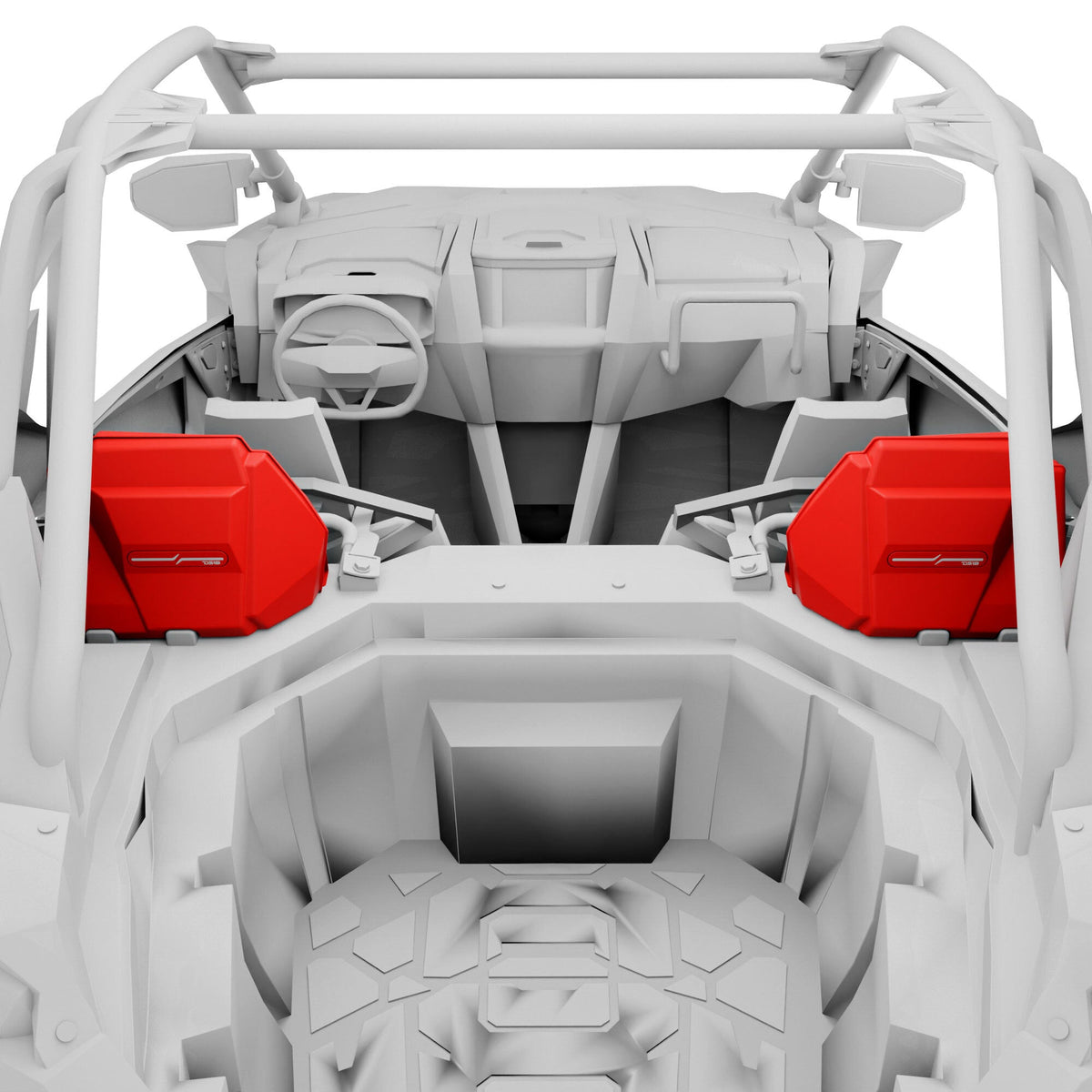Polaris RZR Pro R / Pro XP / Turbo R Rear Loaded Speaker Pods | DS18