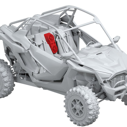 Polaris RZR Pro R / Pro XP / Turbo R Center Console Loaded Speaker Enclosure | DS18