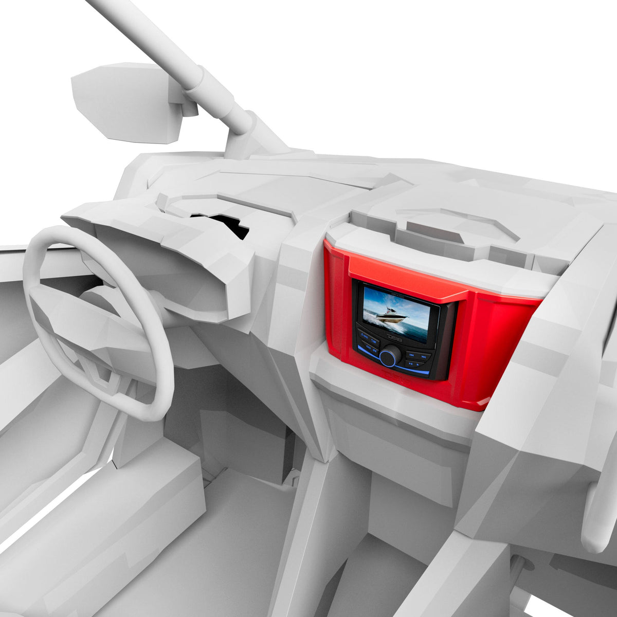 Polaris RZR Upper Dash Stereo Mounting Kit | DS18