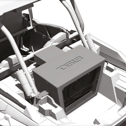 Polaris RZR 10" Bandpass Subwoofer Loaded Enclosure | DS18