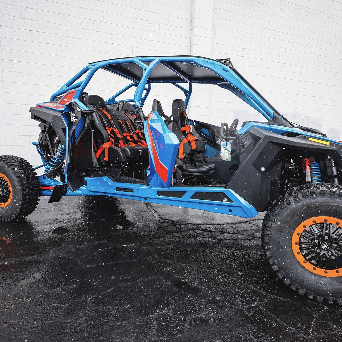 Polaris RZR Pro R / Pro XP / Turbo R Rear Bench Seat with Harnesses | UTVMA