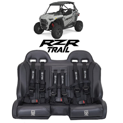 RZR 900/1000 Trail Front Bench Seat with Harnesses (2015+)