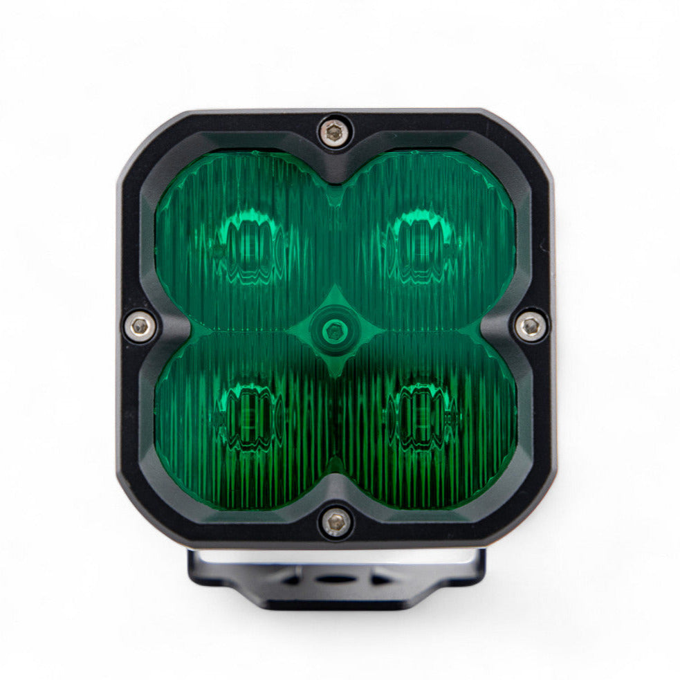 Race Series Flood LED Light Pod Green GGLighting