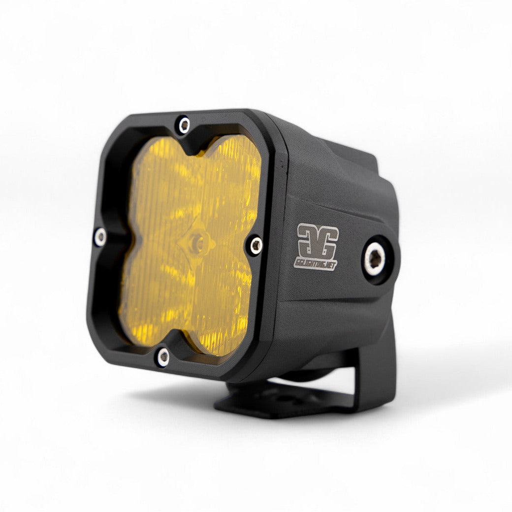Race Series Flood LED Light Pod Yellow GGLighting