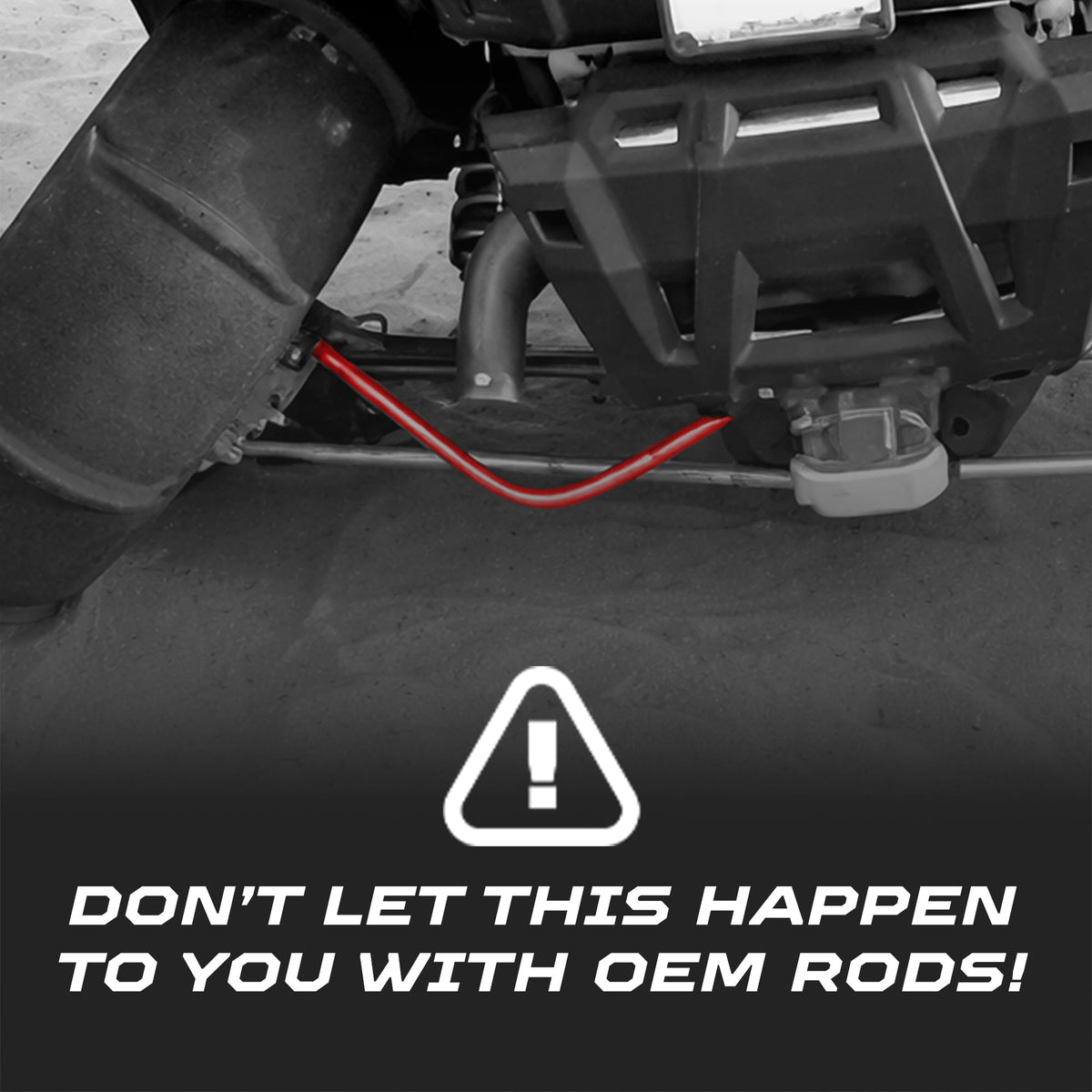 Can-Am Maverick X3 Heavy Duty Radius Rods | 50 Caliber Racing