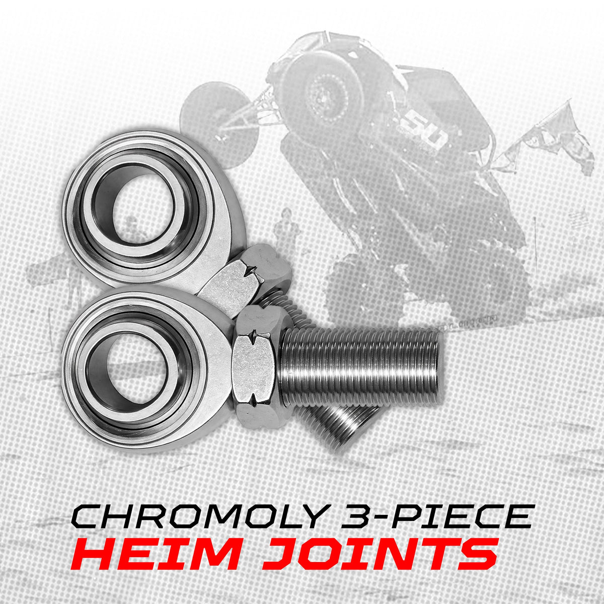 Can-Am Maverick X3 Heavy Duty Radius Rods | 50 Caliber Racing