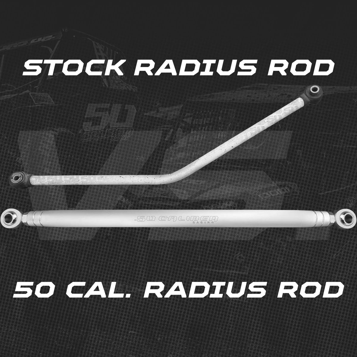Can-Am Maverick X3 Heavy Duty Radius Rods | 50 Caliber Racing