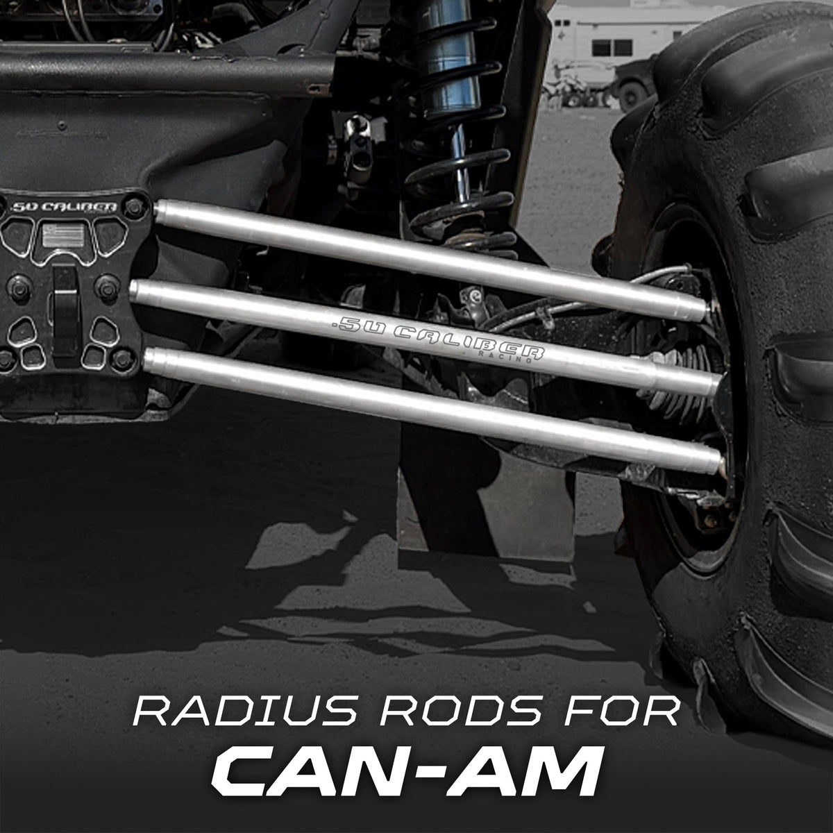 Can-Am Maverick X3 Heavy Duty Radius Rods | 50 Caliber Racing