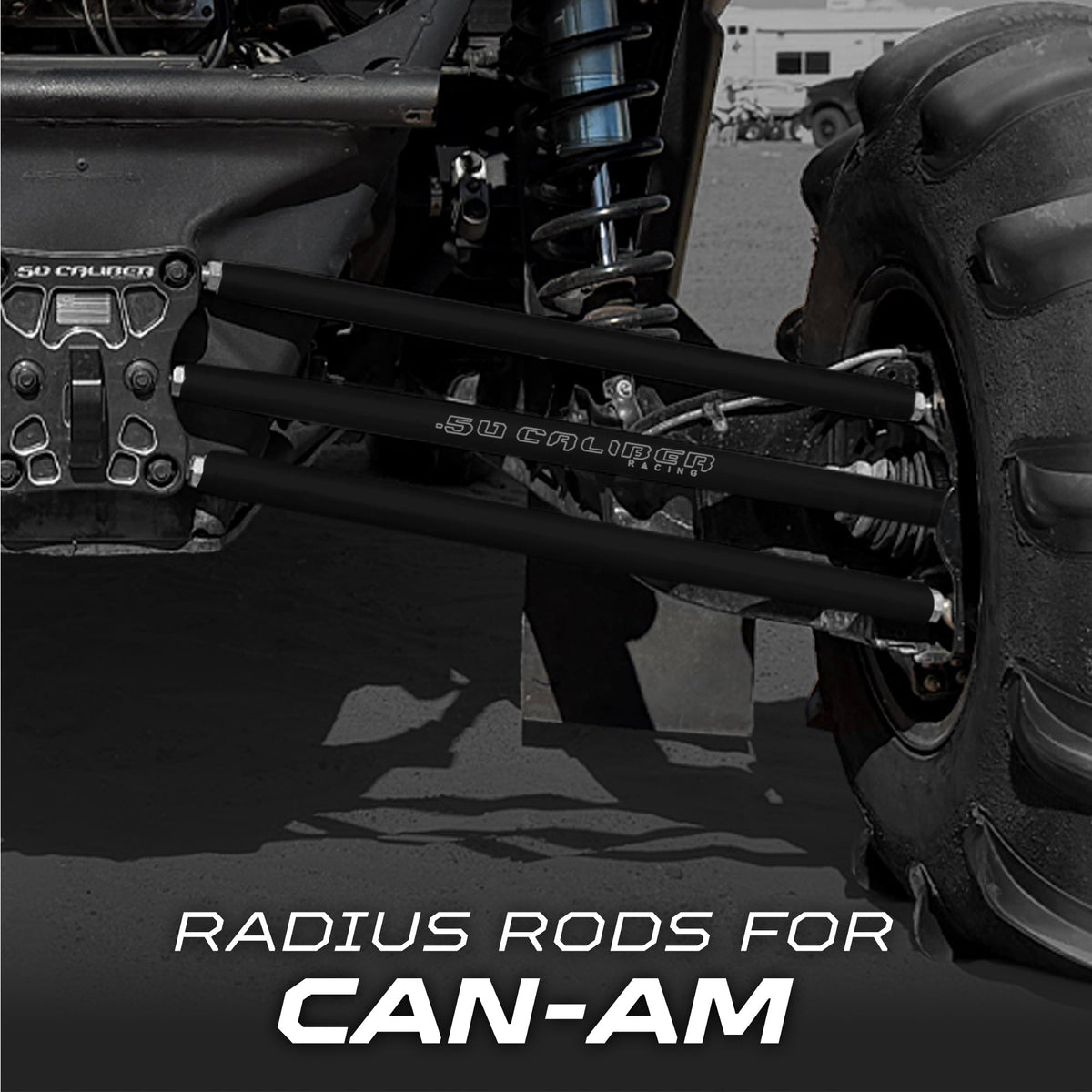 Can-Am Maverick X3 Heavy Duty Radius Rods | 50 Caliber Racing