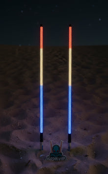 Game Changer LED Whip - Red, White & Blue Single Edition
