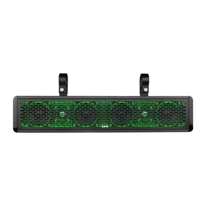 DS18 HYDRO SBAR25 25" Marine Water Resistant Sound Bar Speaker System RGB LED Lights 6 Speakers 600 Watts