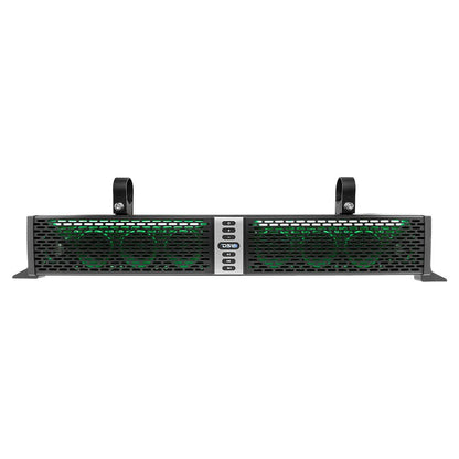 HYDRO 30” Marine Bluetooth Sound Bar – Water Resistant, RGB LED Lights, 8 Speakers, 320W RMS Amplified System