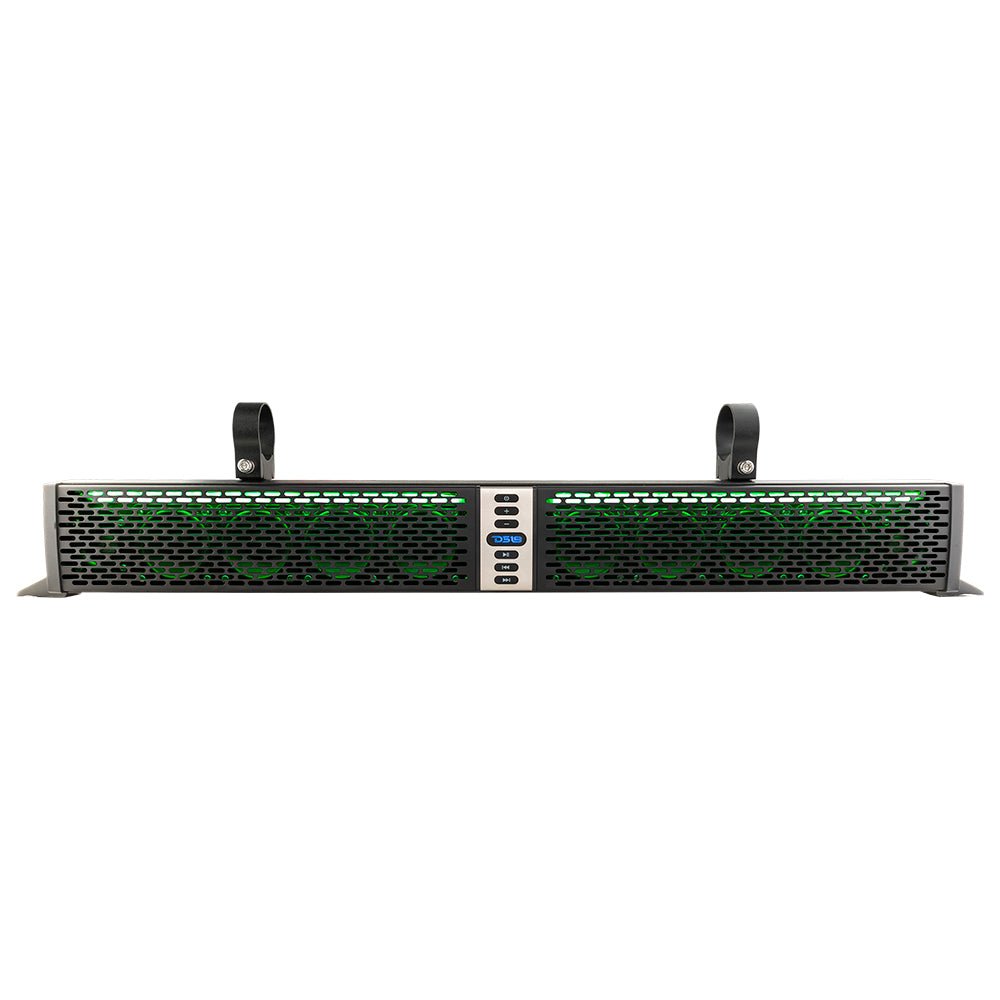 DS18 HYDRO SBAR35BT 35" Marine Water Resistant  Amplified With Bluetooth Sound Bar Speaker System RGB LED Lights 10 Speakers 800 Watts