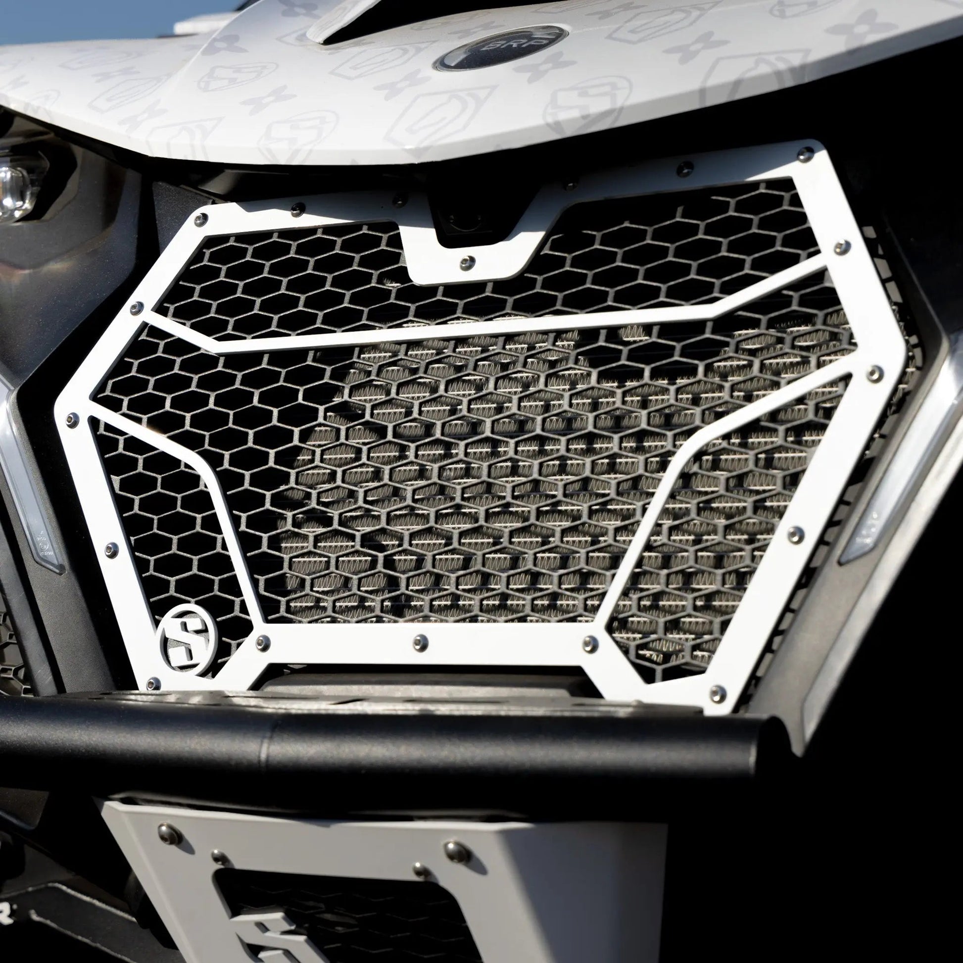 SDR Motorsports Can-Am Maverick R Front Grille Kit Close Up