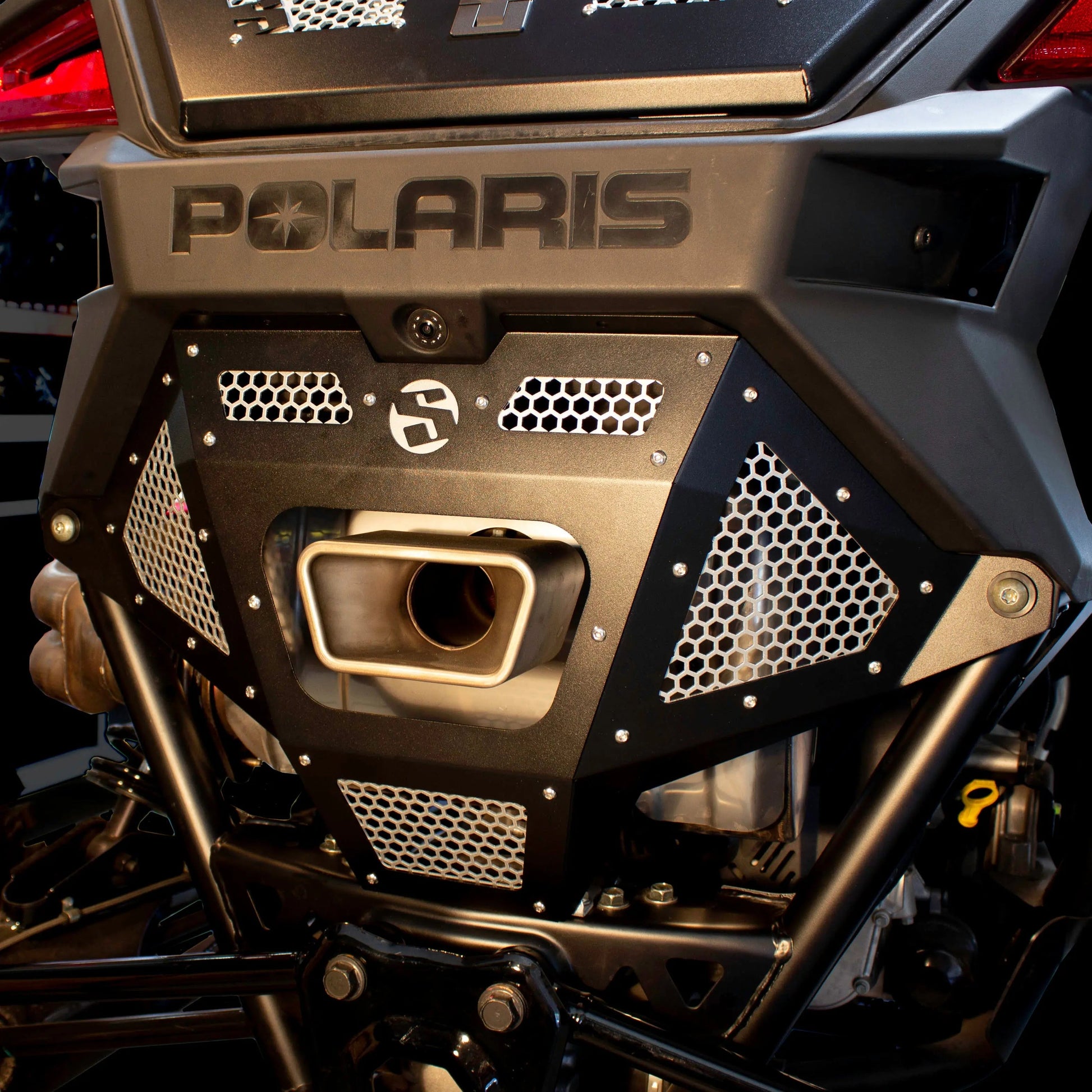SDR Motorsports Polaris RZR Pro R Rear Exhaust Grille Cover Installation