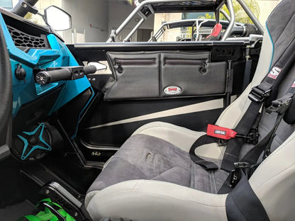 SDR Motorsports Polaris RZR XP 4 1000/Turbo/Turbo S Front Hi-Bred Door Bags Installed
