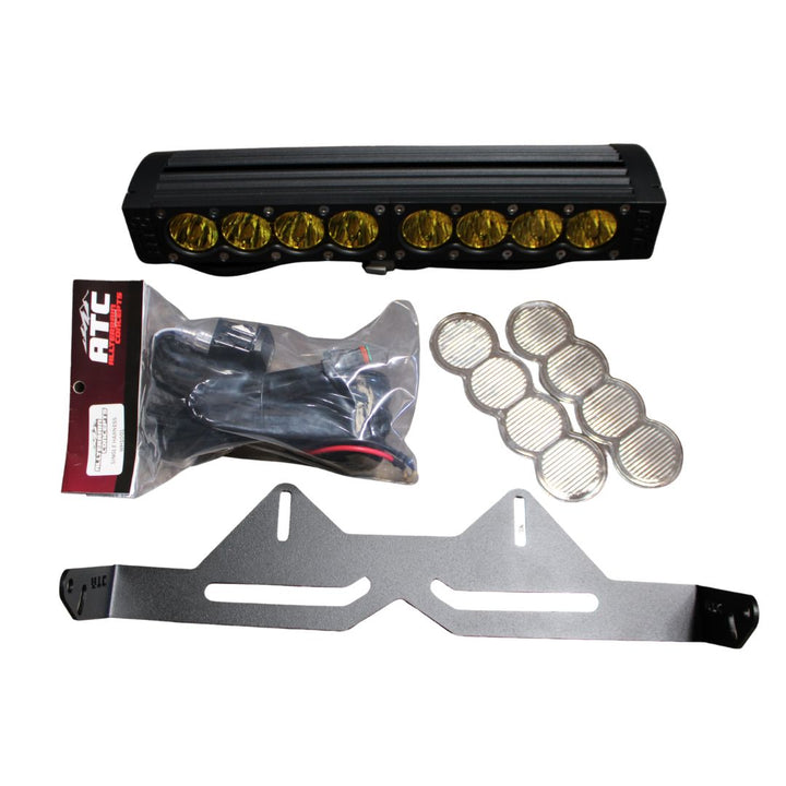 Can-Am Maverick R Shock Mount Lighting Package by All Terrain Concepts, front view