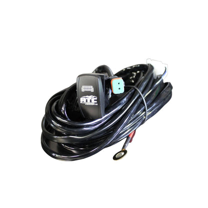 Light Bar Wiring Harness Single UTV - Front View | All Terrain Concepts
