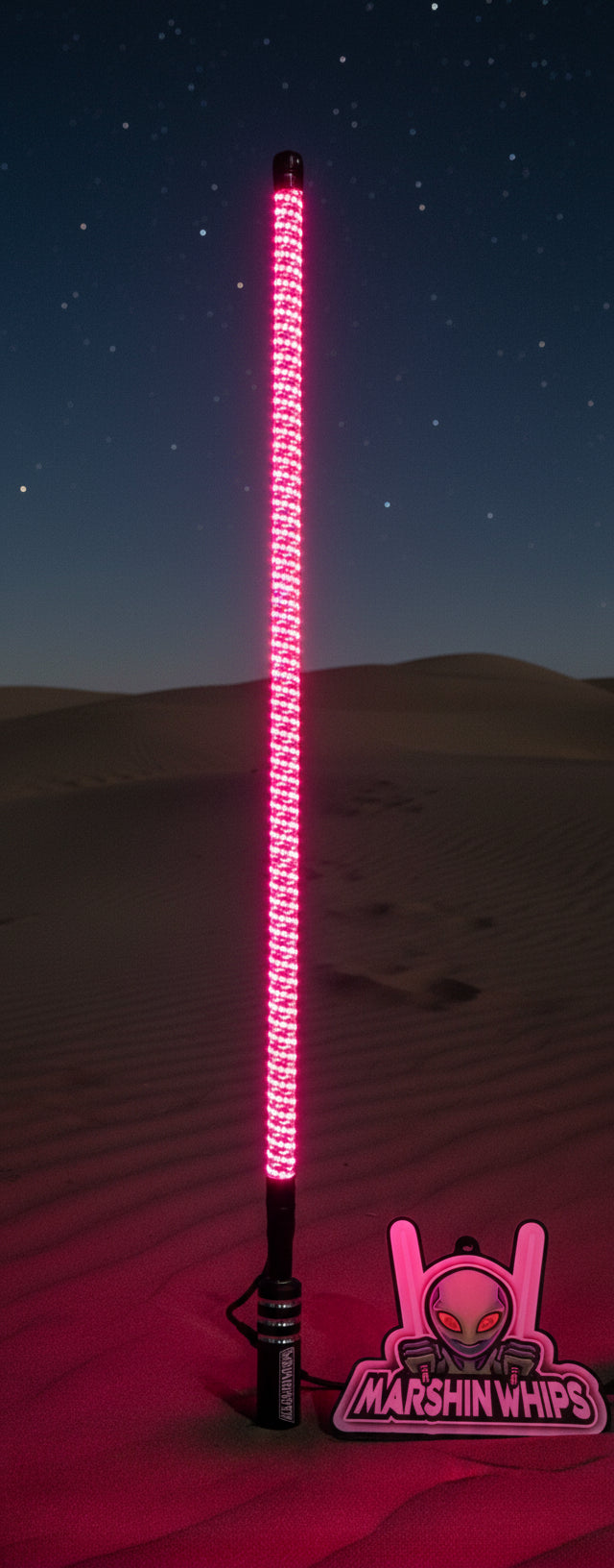 V2 LED Lighted Whip (Single) by Marshin Whips