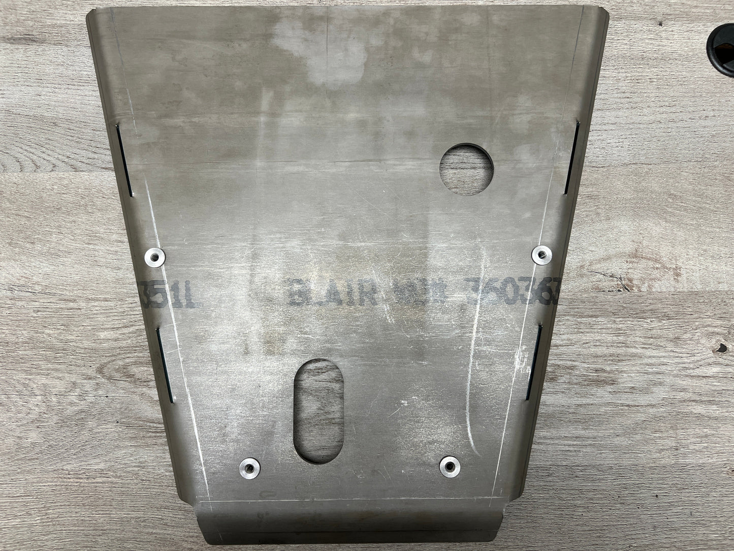 CAN AM MAVERICK R 2 SEAT REAR SKID/GUSSET PLATE