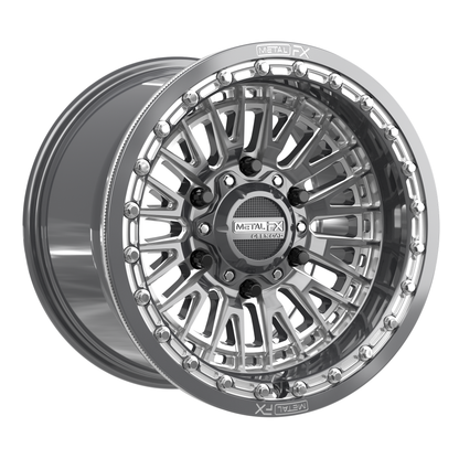 Slayer 6R UTV Beadlock Wheel (Gunmetal Contrast Cut) Metal FX Offroad