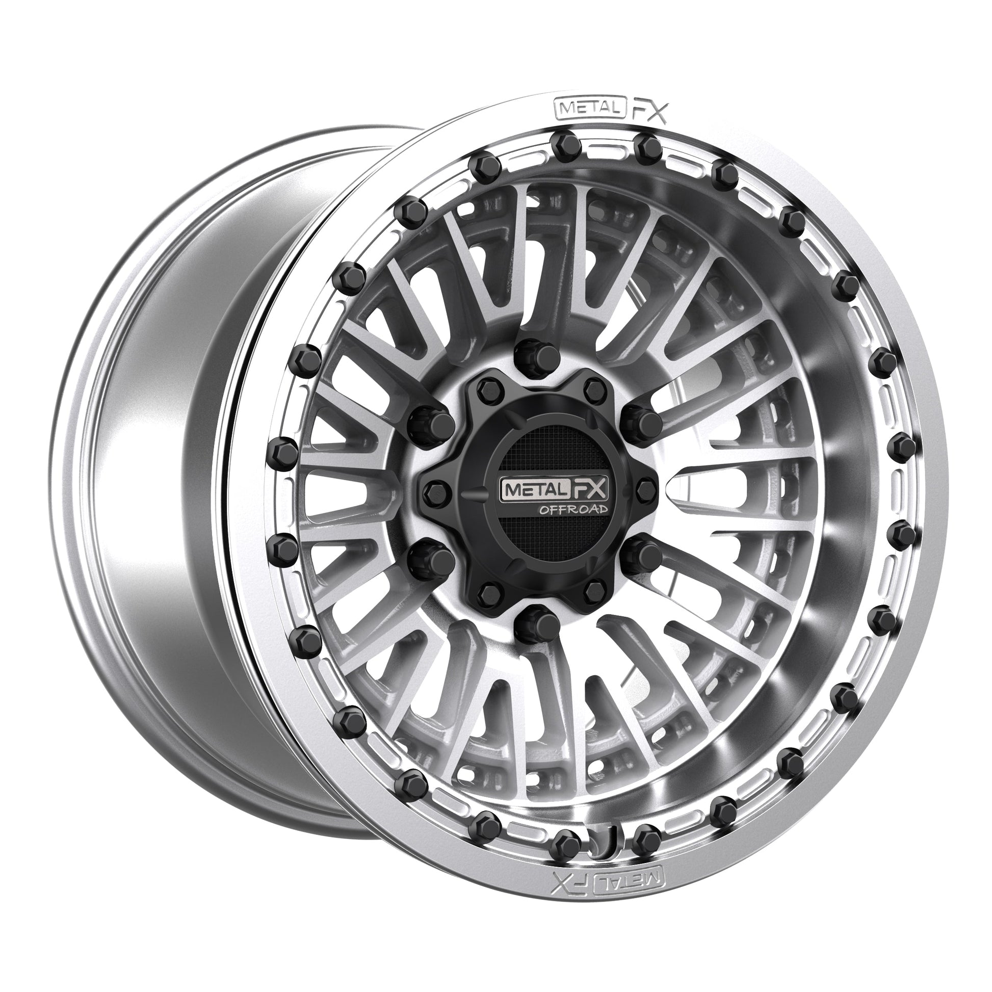 Slayer 6R UTV Beadlock Wheel (Raw) Metal FX Offroad
