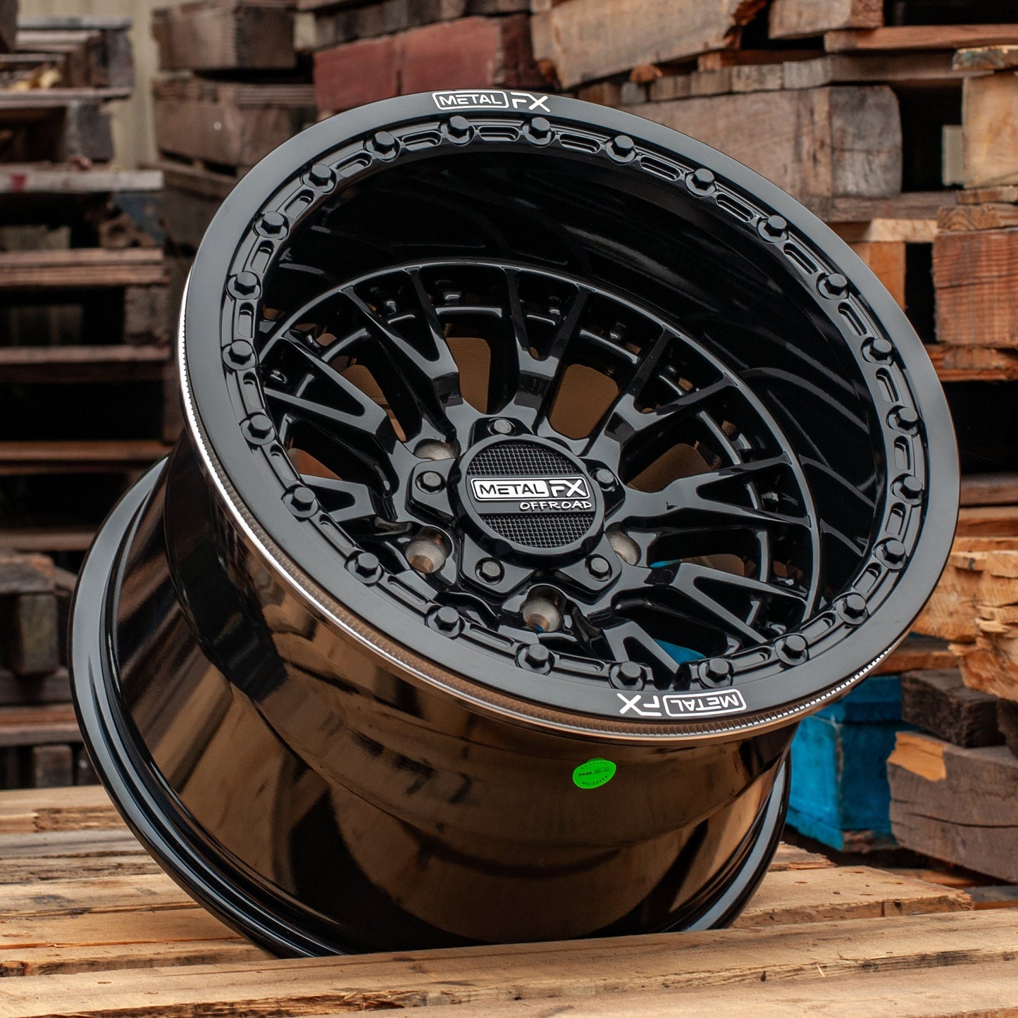 Slayer R UTV Beadlock Wheel (Gloss Black) Metal FX Offroad