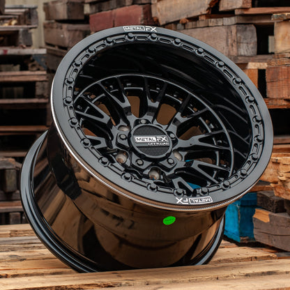 Slayer R UTV Beadlock Wheel (Gloss Black) Metal FX Offroad