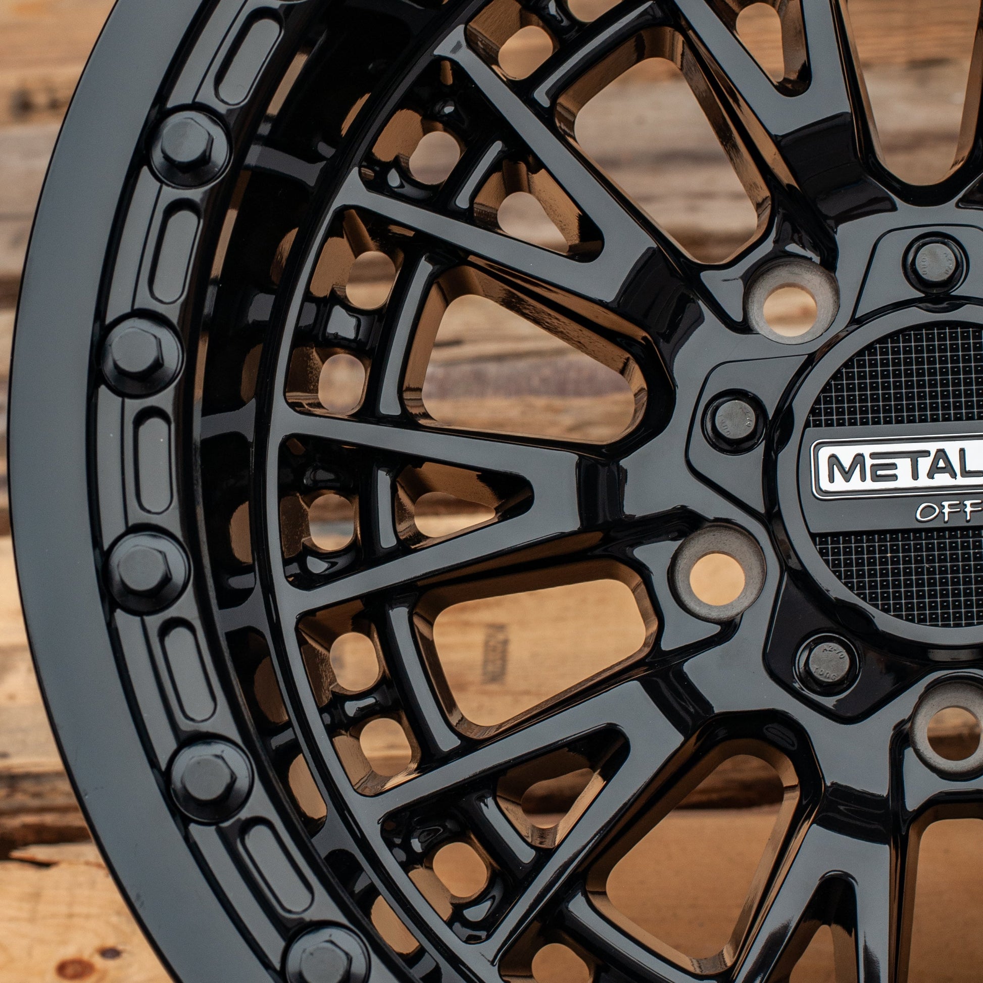 Slayer R UTV Beadlock Wheel (Gloss Black) Metal FX Offroad