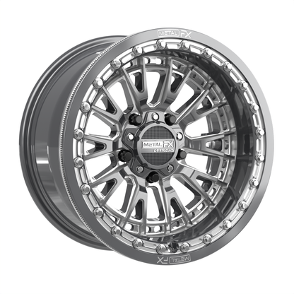 Slayer R UTV Beadlock Wheel (Gunmetal Contrast Cut) Metal FX Offroad