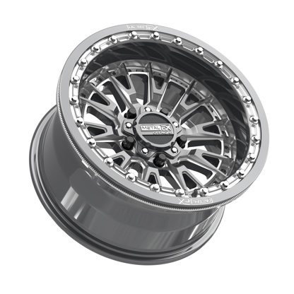 Slayer R UTV Beadlock Wheel (Gunmetal Contrast Cut) Metal FX Offroad