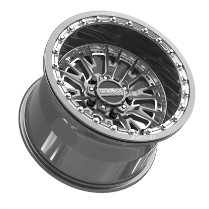 Slayer R UTV Beadlock Wheel (Gunmetal Contrast Cut) Metal FX Offroad