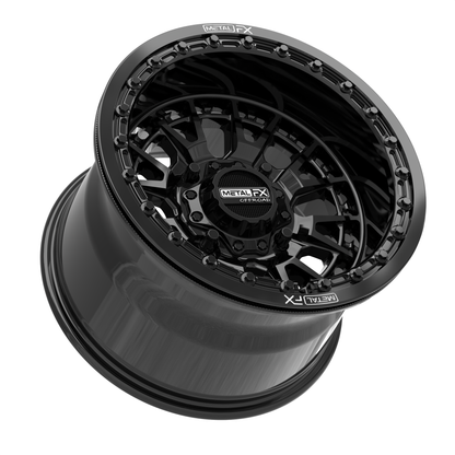 Slayer UTV Beadlock Wheel (Gloss Black) Metal FX Offroad