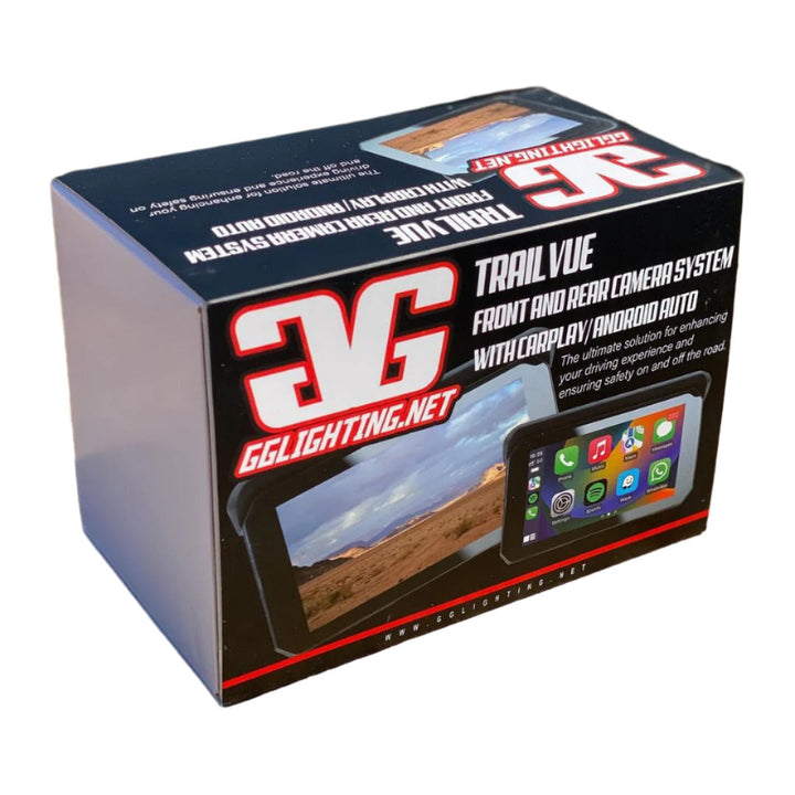 TrailVue Front and Rear Camera System with Carplay/Android Auto GGLighting
