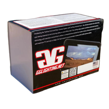 TrailVue Front and Rear Camera System with Carplay/Android Auto GGLighting