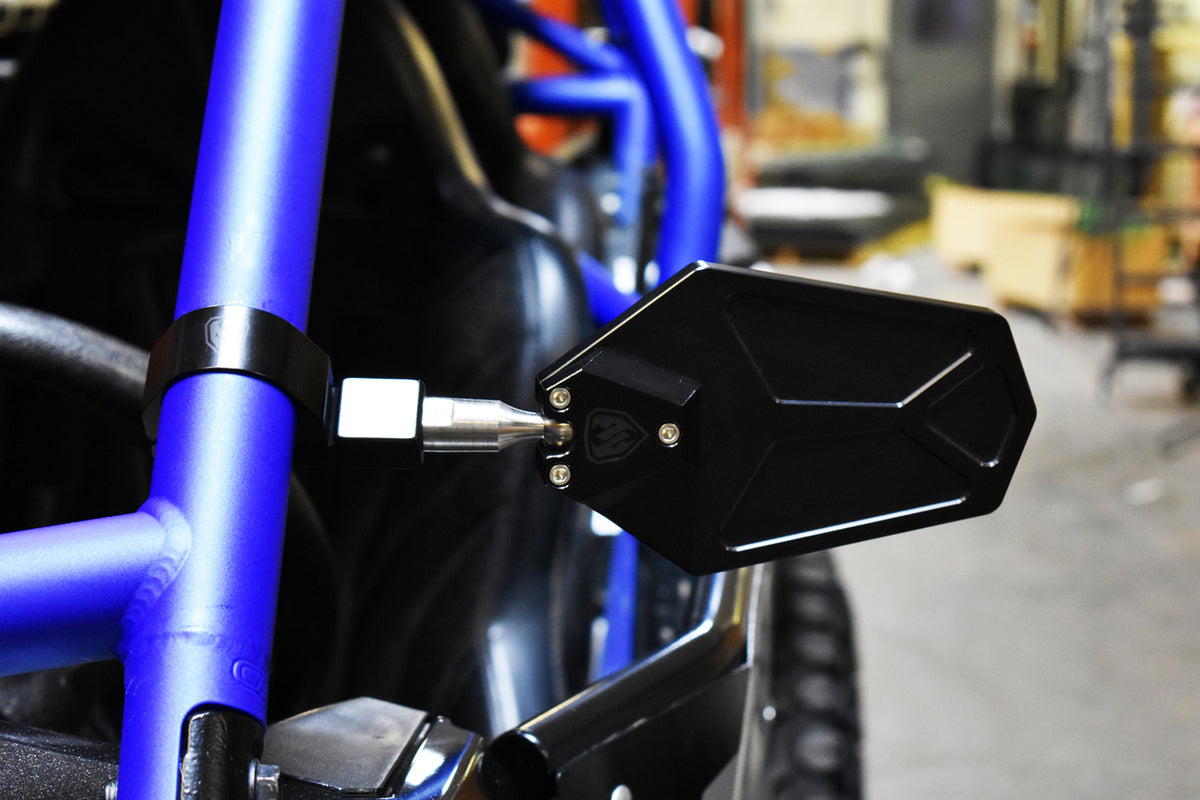 UTV Billet Convex Side Mirrors Moto Armor