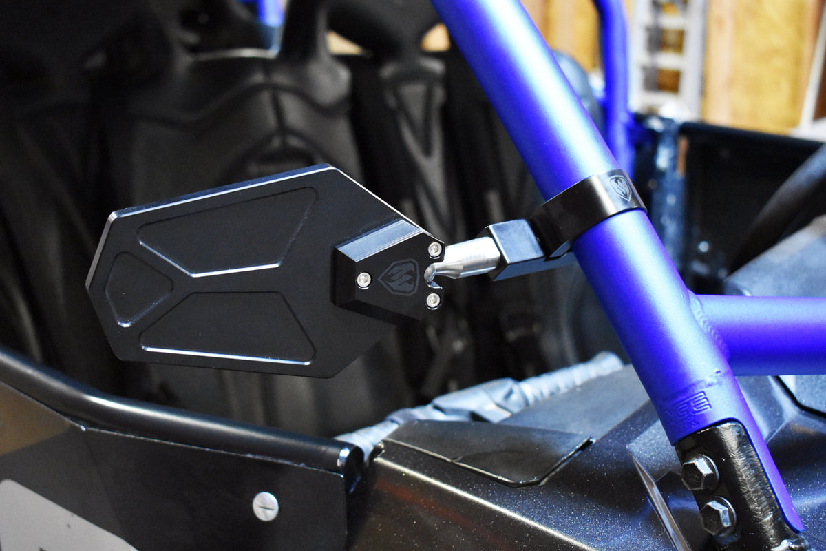UTV Billet Convex Side Mirrors Moto Armor
