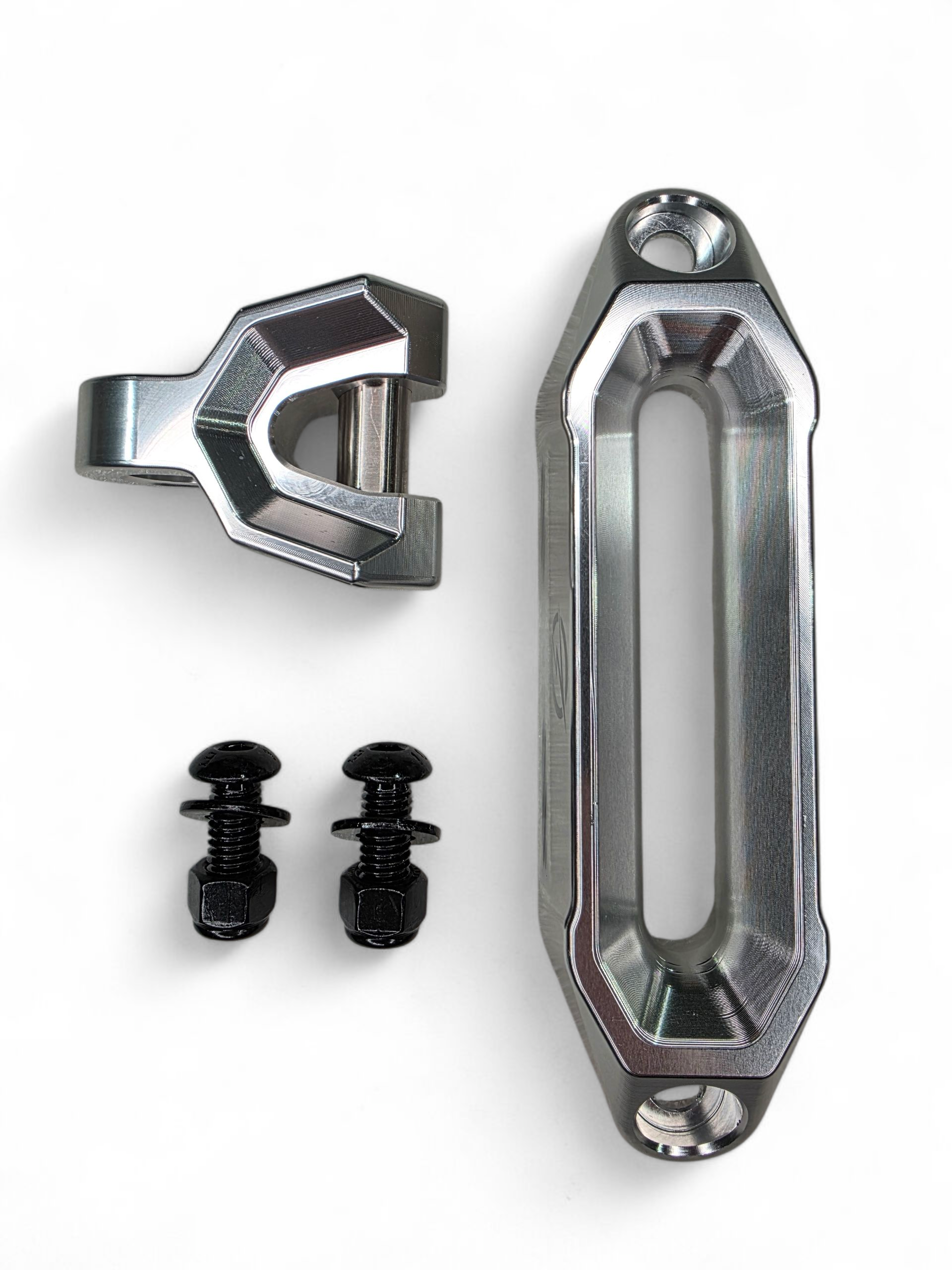 UTV Winch Hawse Fairlead and Hook Combo (Clear) Elektric Offroad