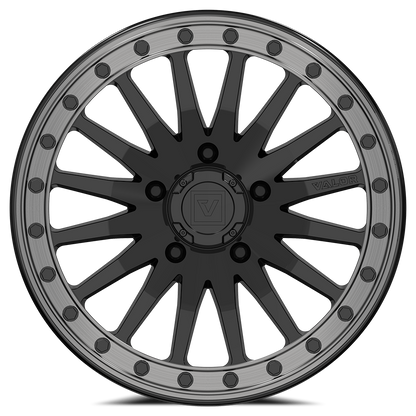 V06 UTV Gloss Black Wheel (15x8 40mm 5x114.3) Valor Offroad
