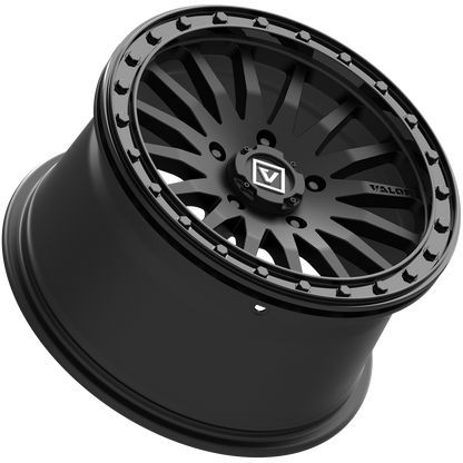 V06 UTV Satin Black Wheel (15x8 40mm 5x114.3) Valor Offroad