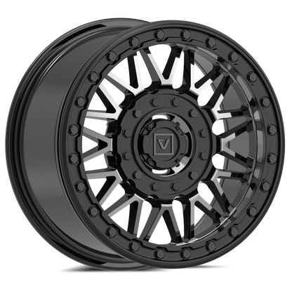 V08 UTV Dark Tint Beadlock Wheel (15x7 30mm 4x137/4x156) Valor Offroad