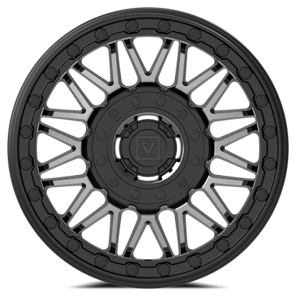 V08 UTV Dark Tint Beadlock Wheel (15x7 30mm 4x137/4x156) Valor Offroad
